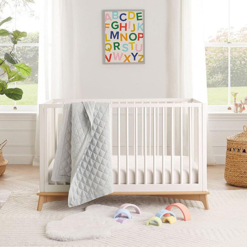Pottery Barn Kids Sydney 2 Tone 3:1 Crib Simply White Natural image number 3